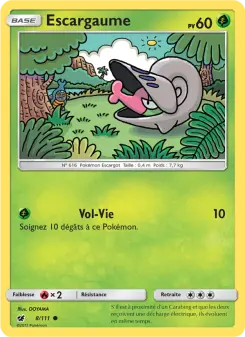 Carte Pokémon Escargaume
