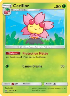 Carte Pokémon Ceriflor