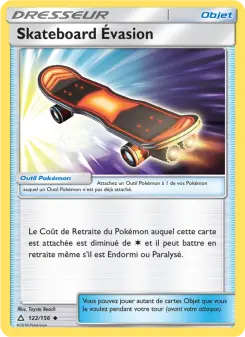 Carte Pokémon Skateboard Évasion