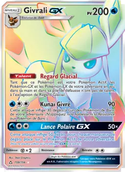 Carte Pokémon Givrali GX