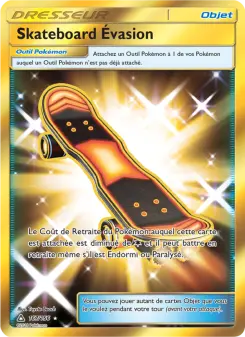 Photo carte Pokemon Skateboard Évasion Ultra-Prisme 167/156