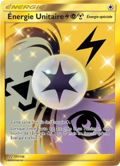 Photo carte Pokemon Énergie Unitaire LightningPsychicMetal Ultra-Prisme 171/156