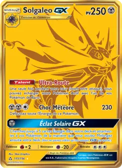 Carte Pokémon Solgaleo GX