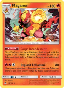 Photo carte Pokemon Maganon Ultra-Prisme 19/156