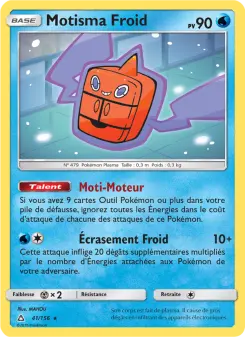 Photo carte Pokemon Motisma Froid Ultra-Prisme 41/156