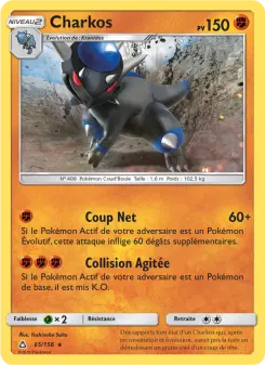 Carte Pokémon Charkos
