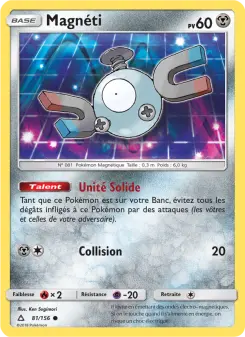 Photo carte Pokemon Magnéti Ultra-Prisme 81/156