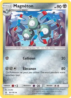 Photo carte Pokemon Magnéton Ultra-Prisme 82/156