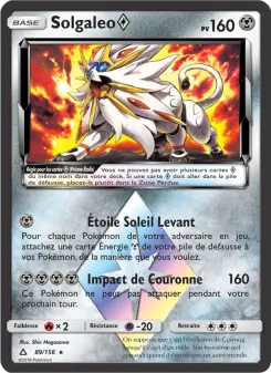 Photo carte Pokemon Solgaleo ◇ Ultra-Prisme 89/156