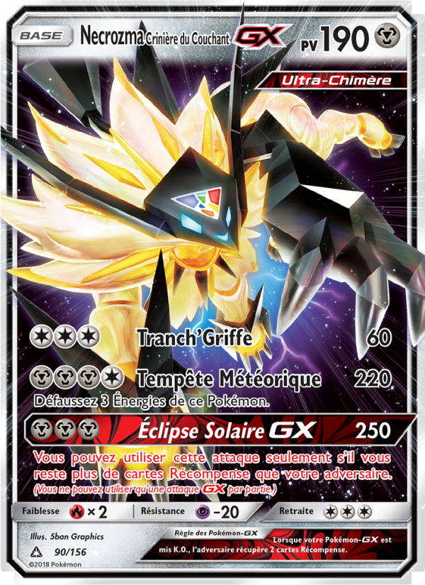 Necrozma Crinière du Couchant GX