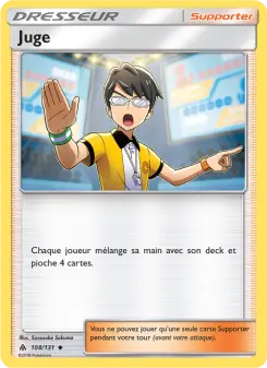 Carte Pokémon Juge