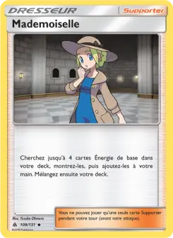 Carte Pokémon Mademoiselle