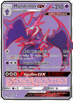 Carte Pokémon Mandrillon GX