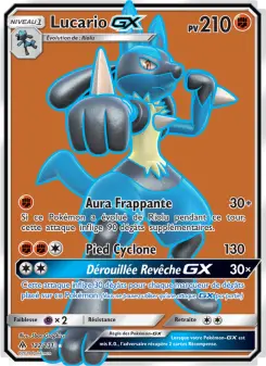 Carte Pokémon Lucario GX