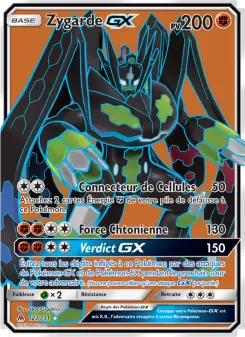 Carte Pokémon Zygarde GX