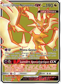 Photo carte Pokemon Ultra-Necrozma GX Lumière Interdite 127/131
