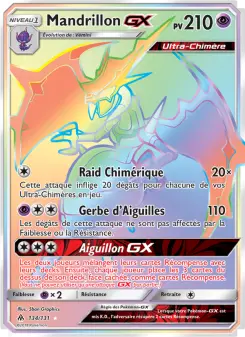 Carte Pokémon Mandrillon GX