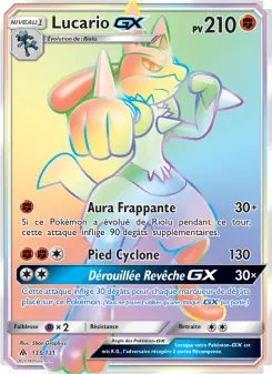 Carte Pokémon Lucario GX