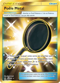 Photo carte Pokemon Poêle Métal Lumière Interdite 144/131
