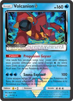 Photo carte Pokemon Volcanion ◇ Lumière Interdite 31/131