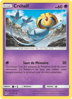Carte Pokémon Créhelf