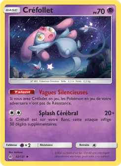 Carte Pokémon Créfollet