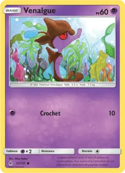 Photo carte Pokemon Venalgue Lumière Interdite 52/131