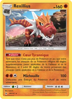 Carte Pokémon Rexillius