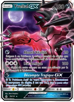Carte Pokémon Yveltal GX