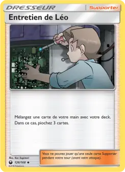 Carte Pokémon Entretien de Léo