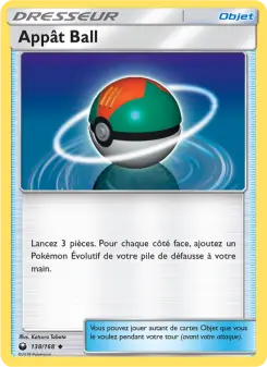 Photo carte Pokemon Appât Ball Tempête Céleste 138/168