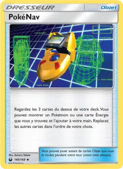 Carte Pokémon PokéNav
