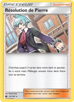 Carte Pokémon Résolution de Pierre