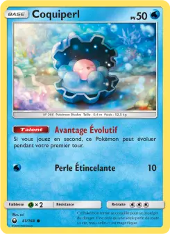 Carte Pokémon Coquiperl