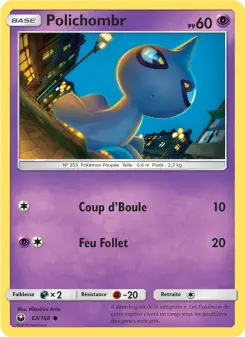 Photo carte Pokemon Polichombr Tempête Céleste 63/168