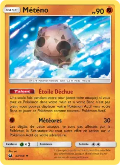 Photo carte Pokemon Météno Tempête Céleste 83/168