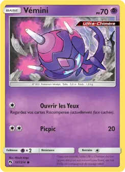 Carte Pokémon Vémini