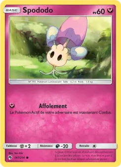 Carte Pokémon Spododo