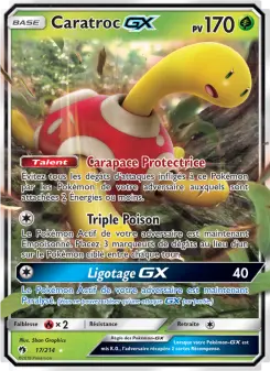 Carte Pokémon Caratroc GX