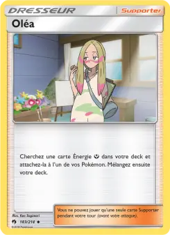 Carte Pokémon Oléa