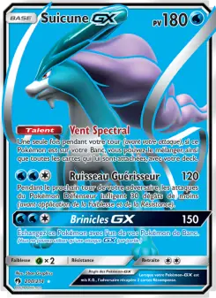 Carte Pokémon Suicune GX