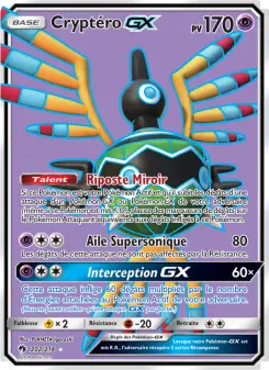Carte Pokémon Cryptéro GX