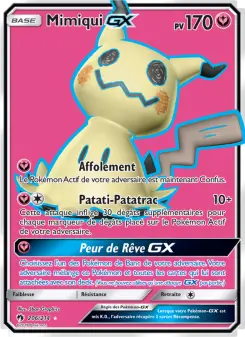 Carte Pokémon Mimiqui GX