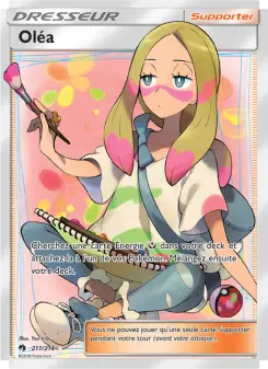 Photo carte Pokemon Oléa Tonnerre Perdu 211/214