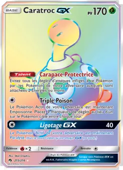 Carte Pokémon Caratroc GX