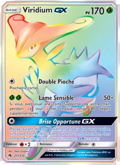 Carte Pokémon Viridium GX