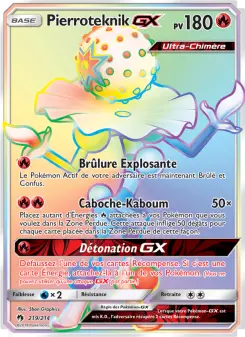 Carte Pokémon Pierroteknik GX