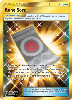 Photo carte Pokemon Rune Sort Tonnerre Perdu 235/214