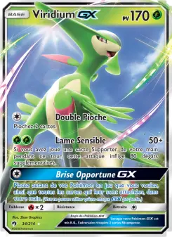 Carte Pokémon Viridium GX