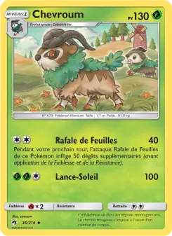 Carte Pokémon Chevroum